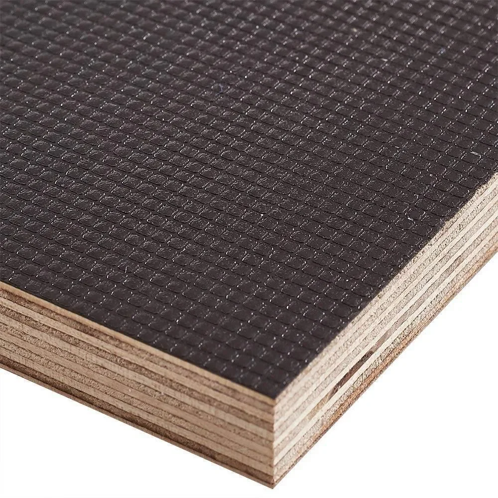 High Durability Non Slip Wire Mesh Film Faced Plywood for Construction and Transportation