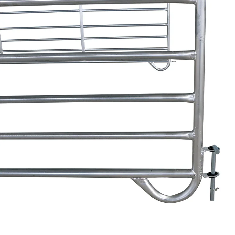 Farm livestock animal cheap cow rail fence / metal fence panel cattle sheep fence