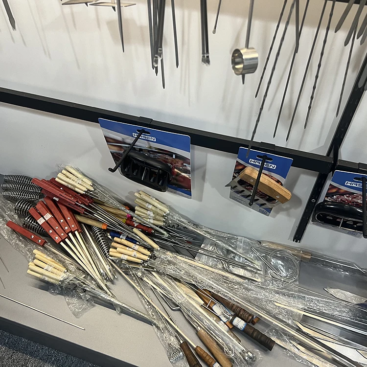 Metal Skewers/ Skewers For Kabobs/BBQ Skewers/Shish Kabob Skewers/Flat Stainless Steel Barbecue Skewers Grill Stick Set for Meat