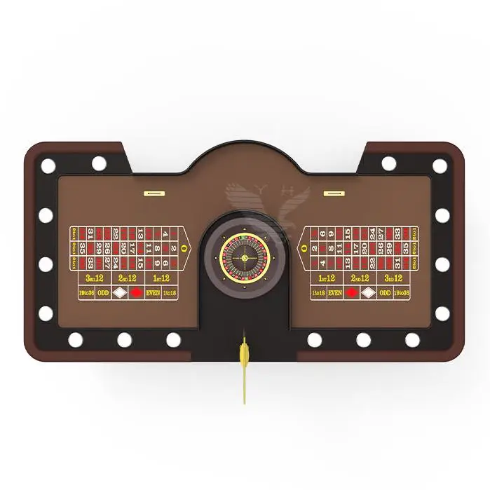 YH 300cm Custom Deluxe Double Sides Roulette Table Roulette Wheel Table for Gambling