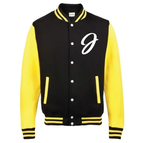 ODM Personalised Varsity jacket Initial Text Names Family Baseball Style Men Bomber Jacket