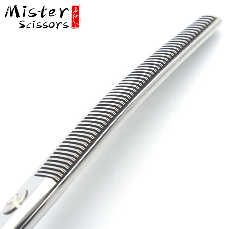 Professional High Quality Pet Grooming Curved Thinning Scissors 7.0 inch 440C Stainless Steel