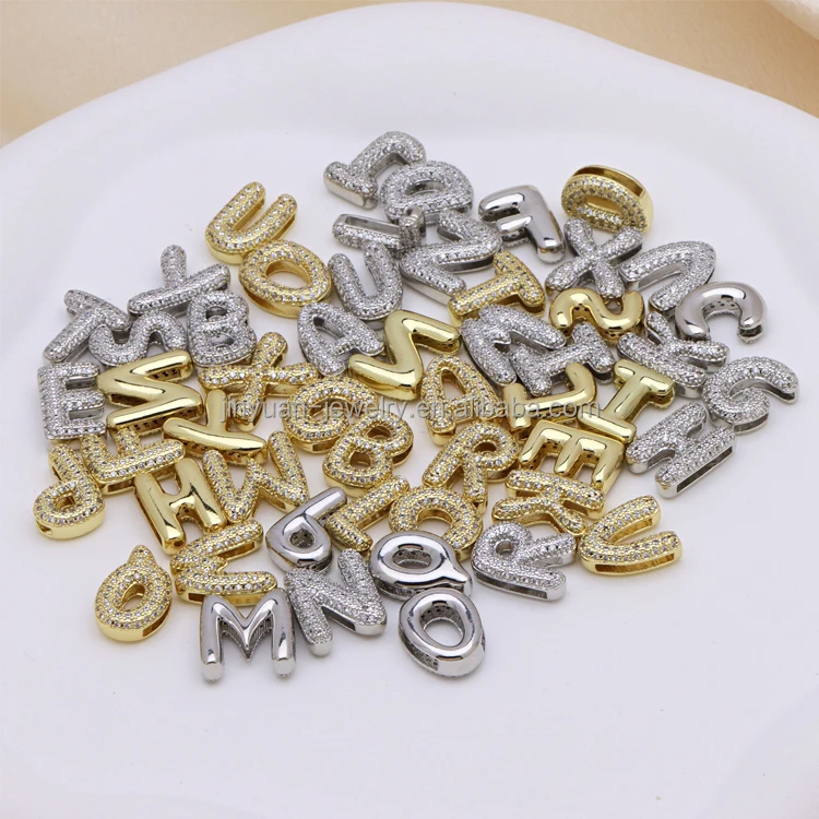 Jinyuan Brass Luxury Personalised Name Designer Diy Initial Letters Watch Band Bracelets