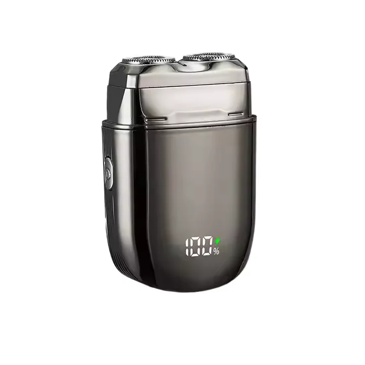 Мужская компактная портативная электробритва с двумя лезвиями