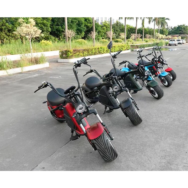 Electric Scooter Big Tyres Fastest Electric Motorcycle Mini Citycoco Scooter