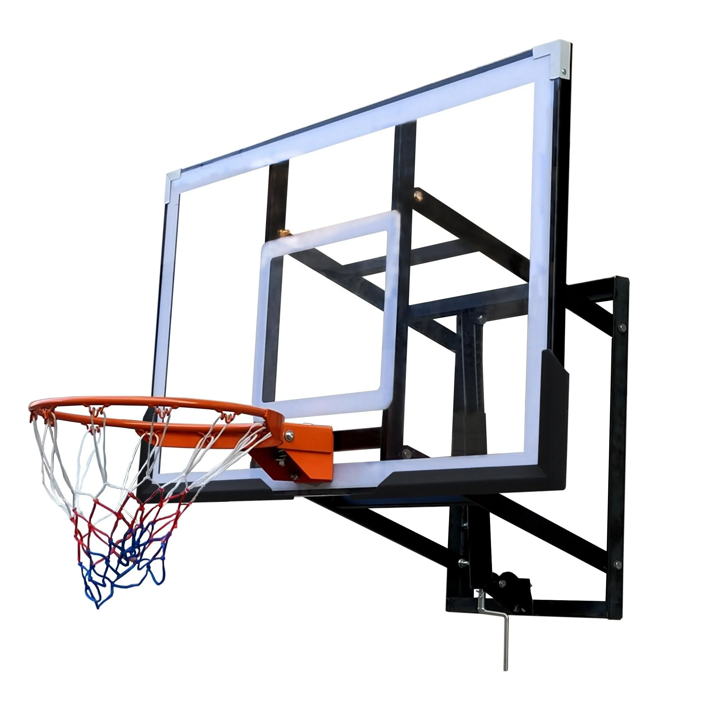 M.Dunk Indoor Mini Wall Mounted Basketball Hoop BackBoard with Hand Lift