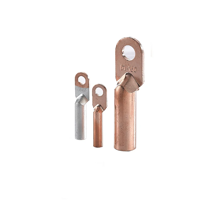 Медные трубчатые клеммы, луженые электрические медные кабельные наконечники, трубчатые клеммы