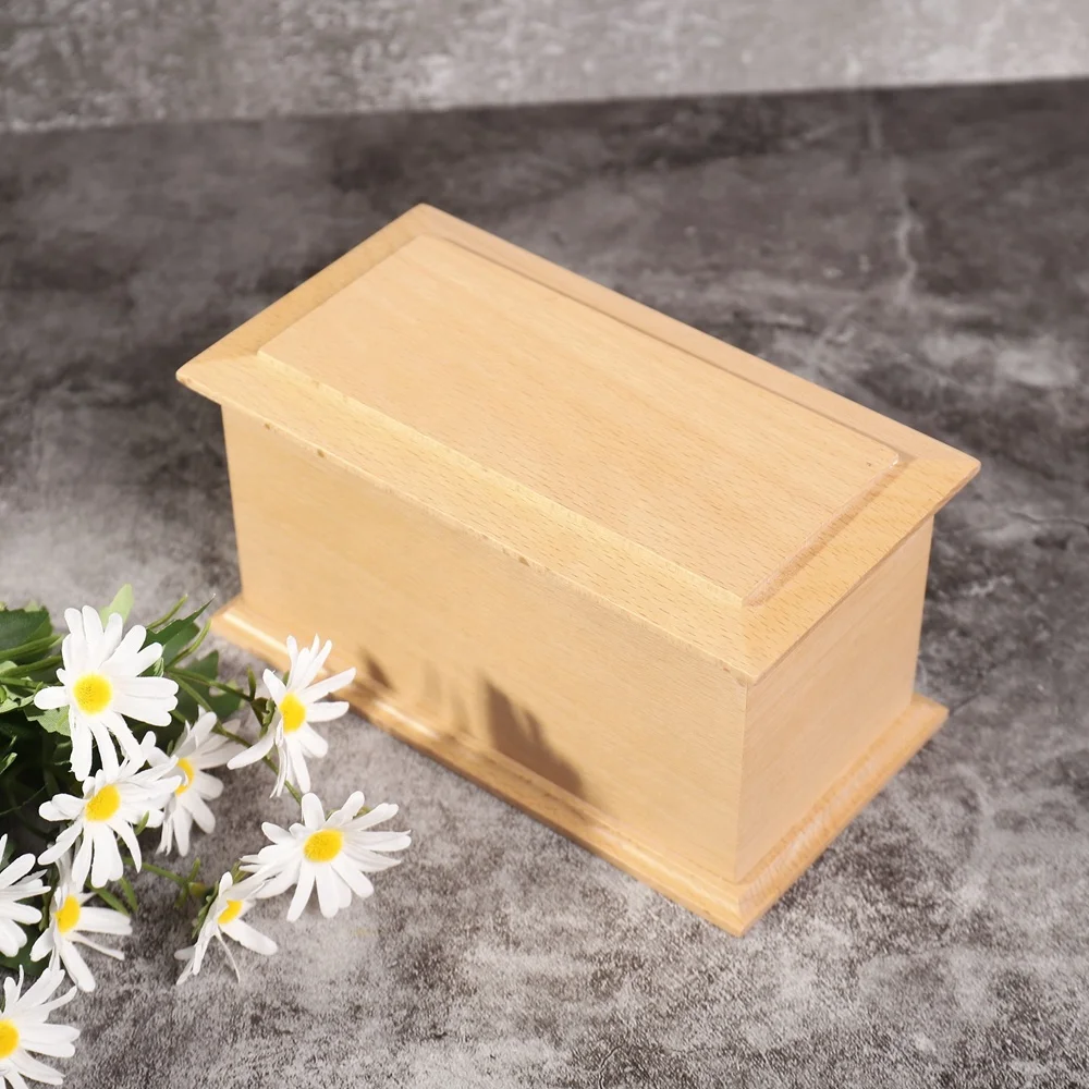 Factory Direct Memory Pet Product Wholesale Funeral Supplies Bone Ash Urn Coffins and Caskets