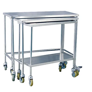 TC-580 Good price Hospital medical Moving stainless steel operation instrument cart