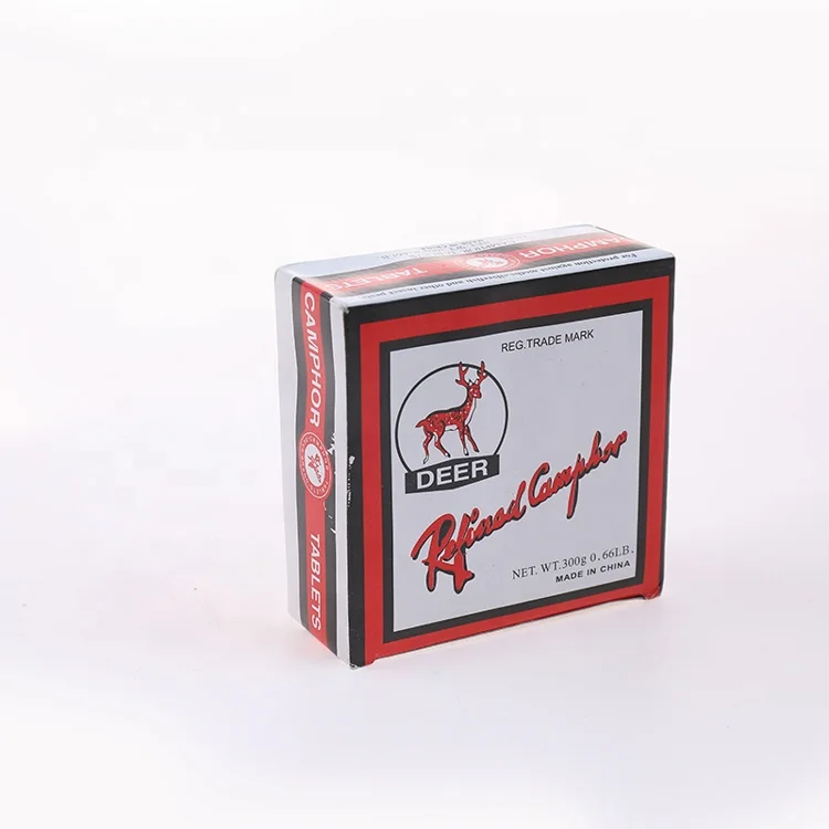 1/4 OZ Deer Brand Camphor Tablets Pest Control Deodorant Boxed Camphor Tablets