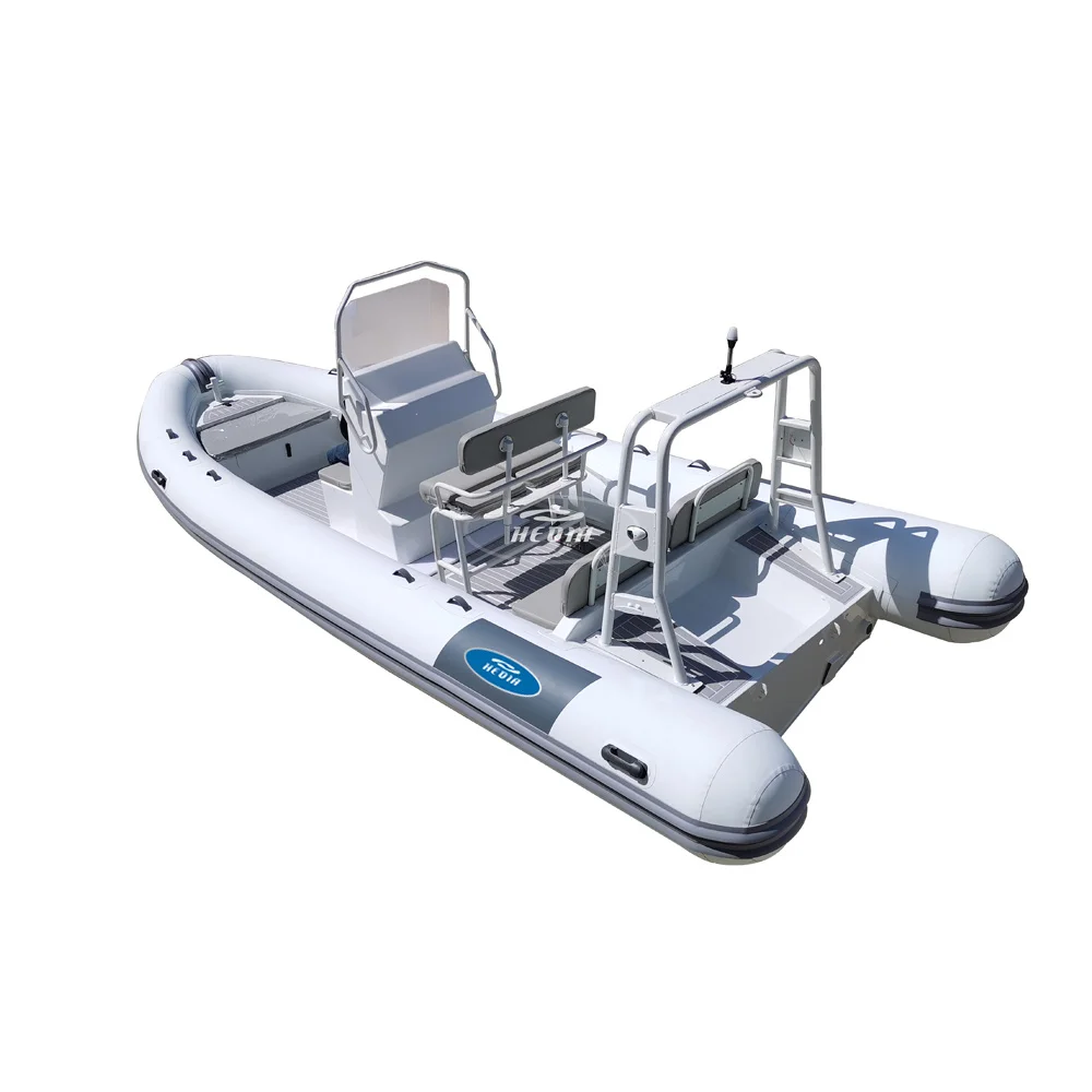 Ce 21ft Patrol 650 660 Comercial Rib Boat Aluminum v Hull High Quality Luxury Folding