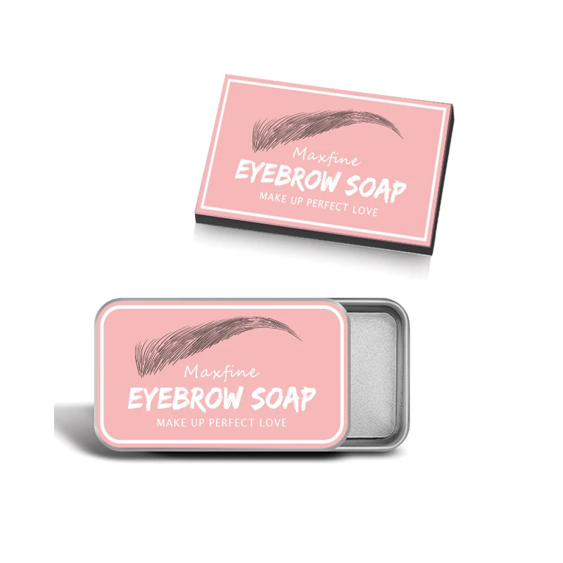 OEM Private Label Clear Eye Brow Gel Soap Tinted Eyebrow Styling Soap Wax Eyebrow Soap With Eyebrow Brush