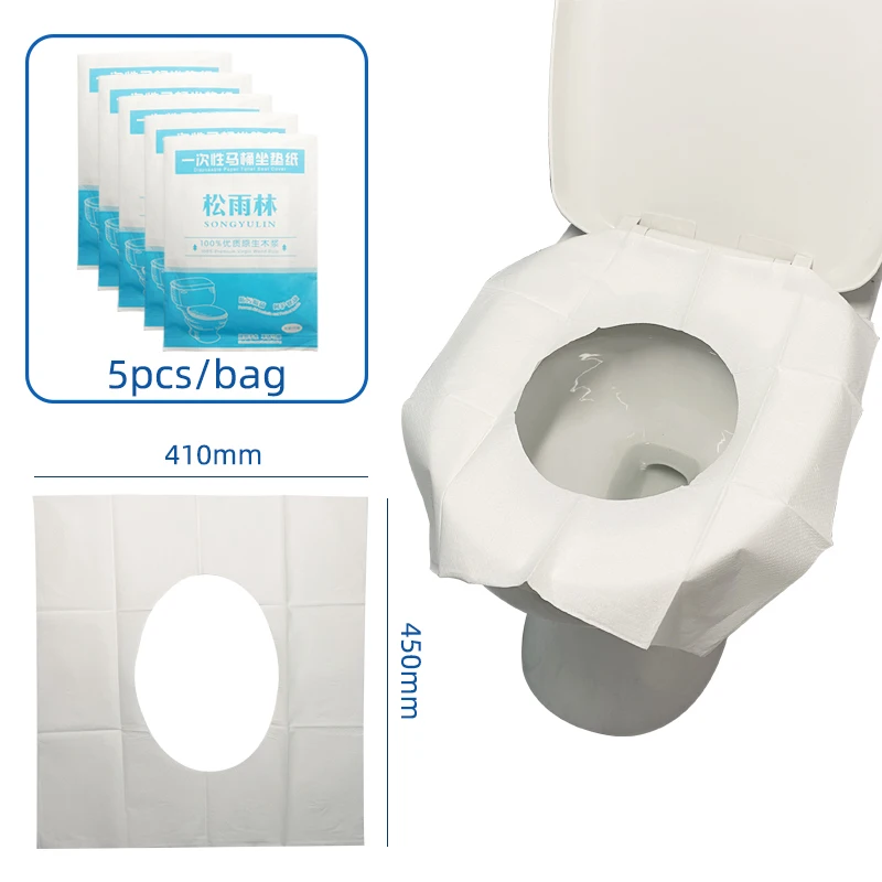 Toilet seat covers paper flushable toilet seat protection disposable toilet seat cushion