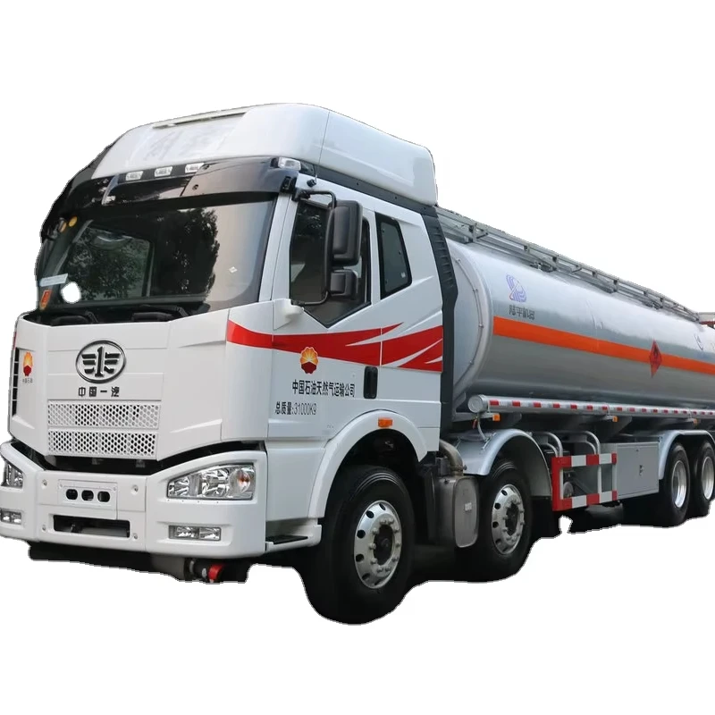 Best price FAW 8x4 20000 Liters Capacity truck aluminum fuel truck oil tank Truck price