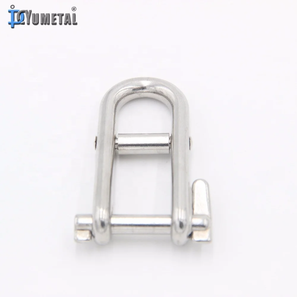 European Type Stainless Steel Long D Shackle For Connecting