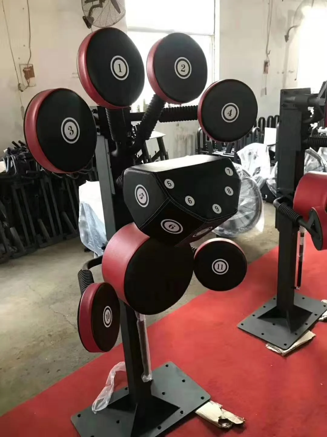 YG-BM004 hot sale boxing pad station Boxing  Trainer Machine Standing Boxing Set  for sale