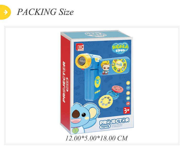 Educational play children slid video projector toy for kids