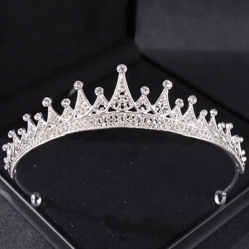 XYST New  Bridal Wedding Rhinestone Crowns Cheap Prices Crystal Metal Crowns For Beauty Queens