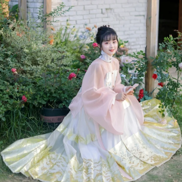 Classics Modern Hanfu Dress Hanfu Costume S Stage Performance Chinese Traditional Chinese Children Girl Clothing Quantity Red