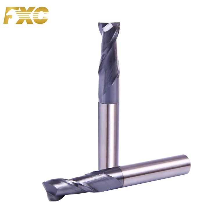 OEM Factory Square End Mill Tungsten Carbide 2 Flute Spot Drill For Hard Metal Cutting Tools