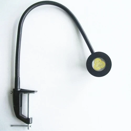Clamp gooseneck led work light with 3W