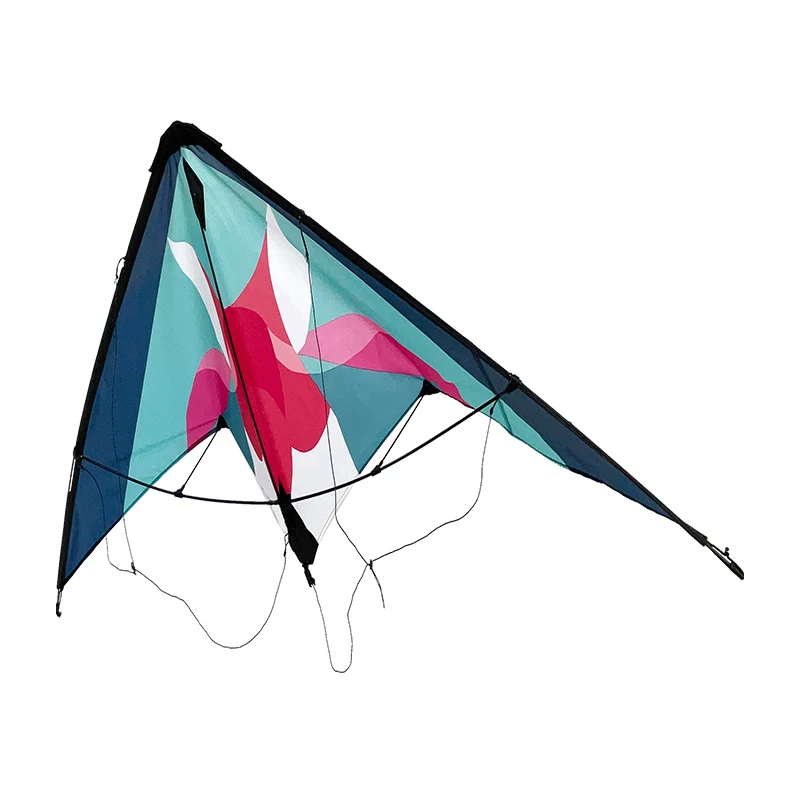 Large Green Pyramid Kite for Kids Great Beach Toy Easy to Fly Made of Durable Nylon by Kite Manufacturers