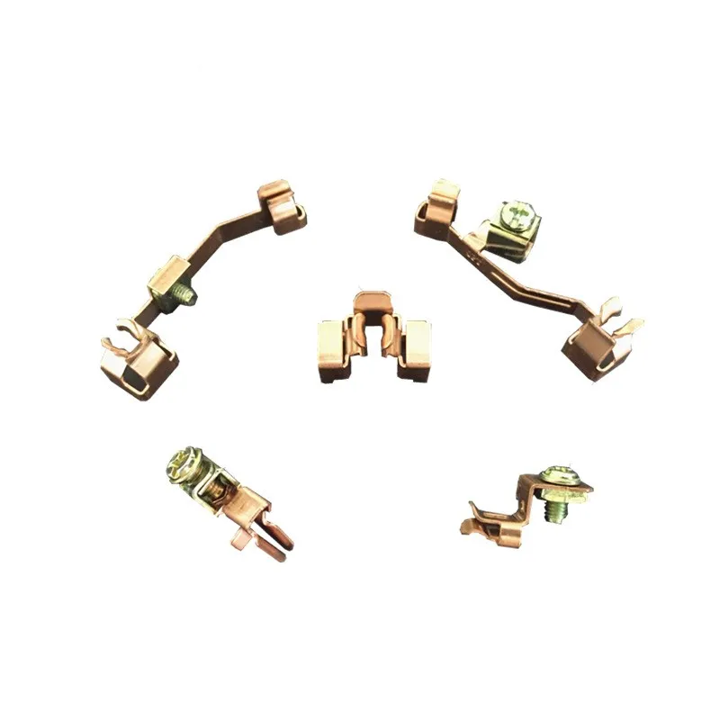 Custom-make socket contact  metal stamping parts copper metal