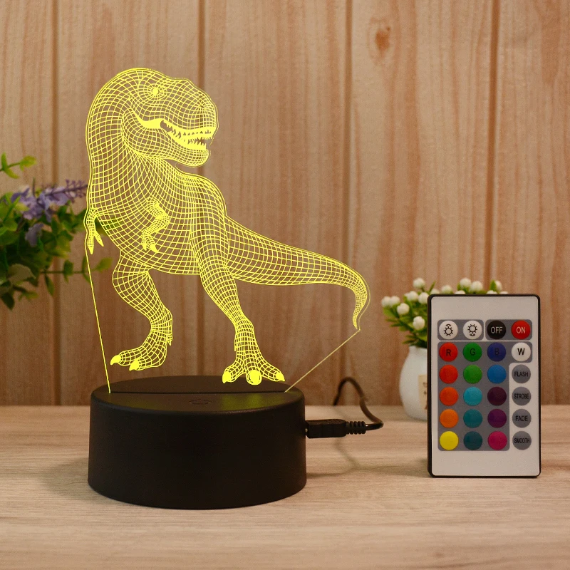 
Multi-colored Light customize led lamp base for 3d illusion acrylic 3d lamp illusion 