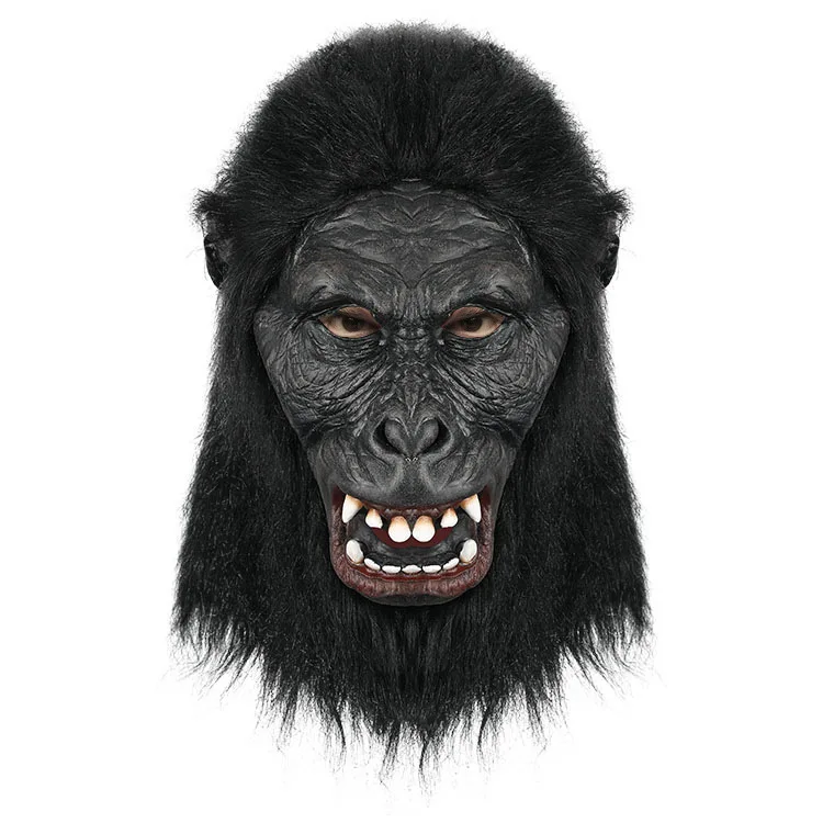 Gorilla Latex Mask Simulation Animal Mask Halloween Party Masquerade Props