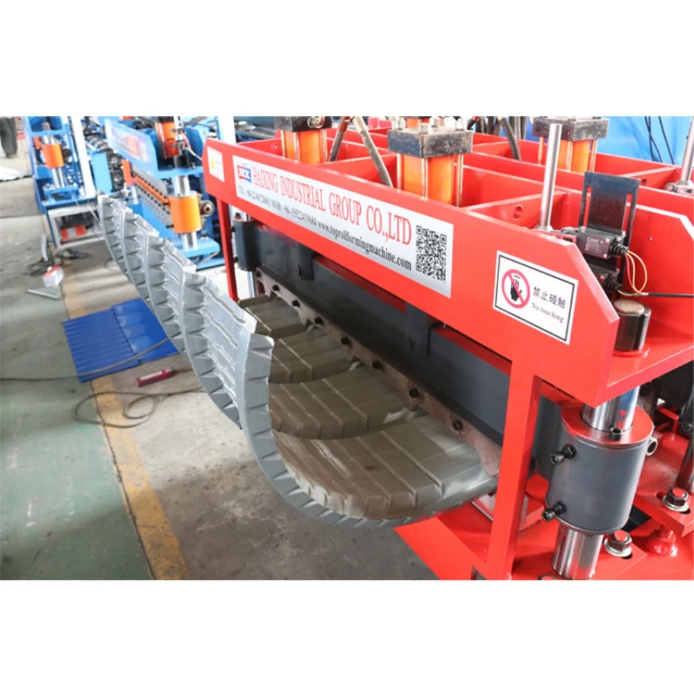 planchas de zinc para el techo maquina curvadora de teja curva Maquina para chapa de techo TR4