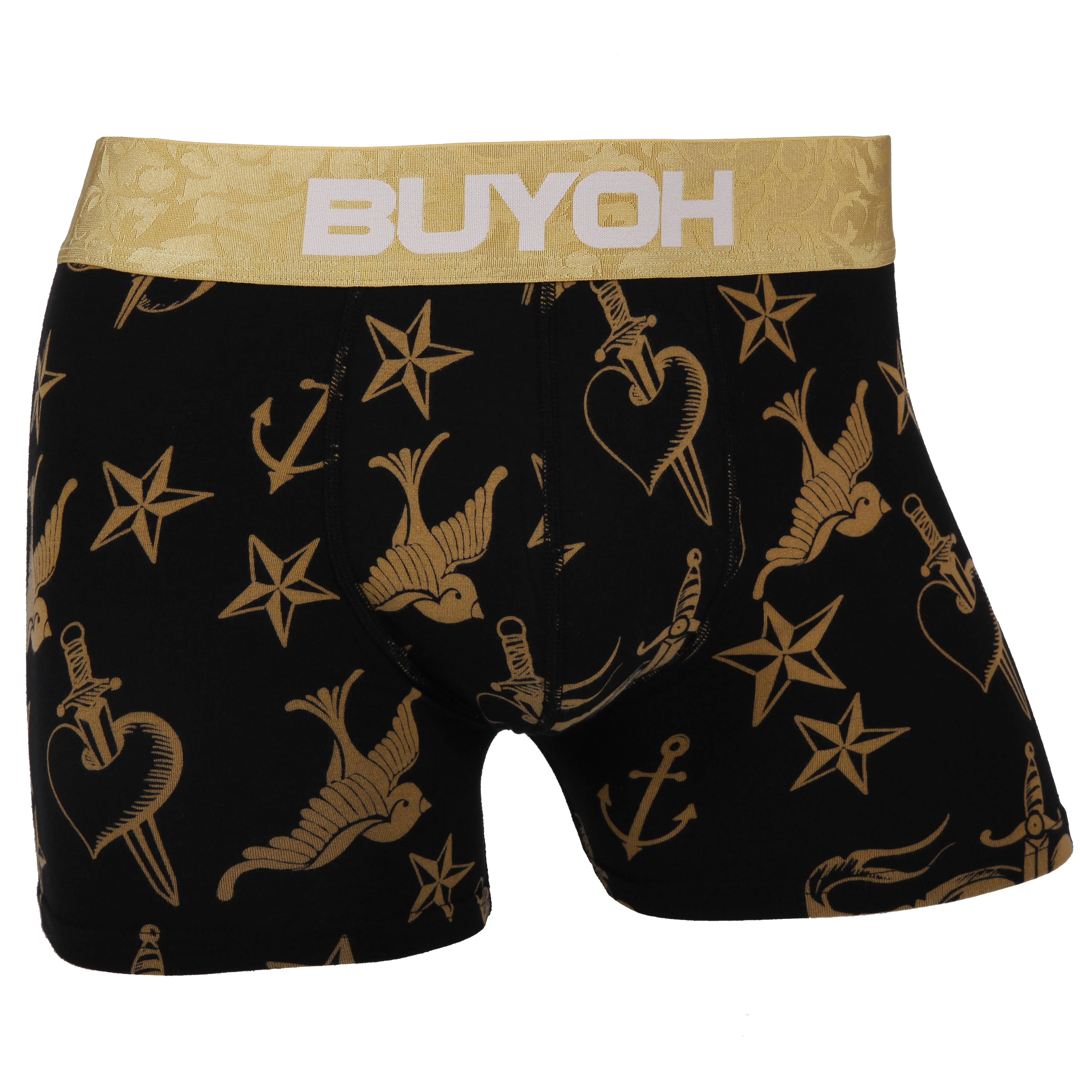 Print pattern organic cotton sublimation sexy underwear for men