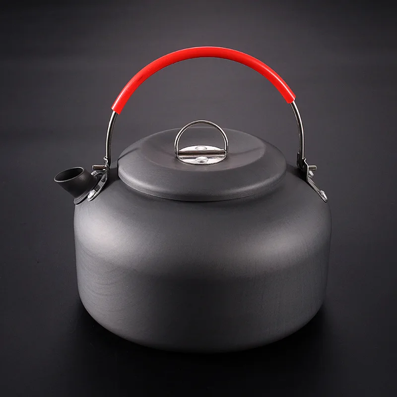 Camping Water Kettle 800ml 1400ml Alloy Teapot Light Weight Coffee Cooking Kettle