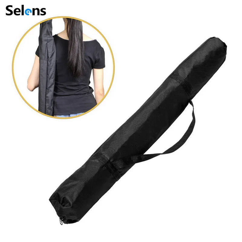 Selens 85cm 33.4in Studio Light Stand Portable Carrying Bag Case with Strap for Tripod Umbrella Studio Light Stand Monopod