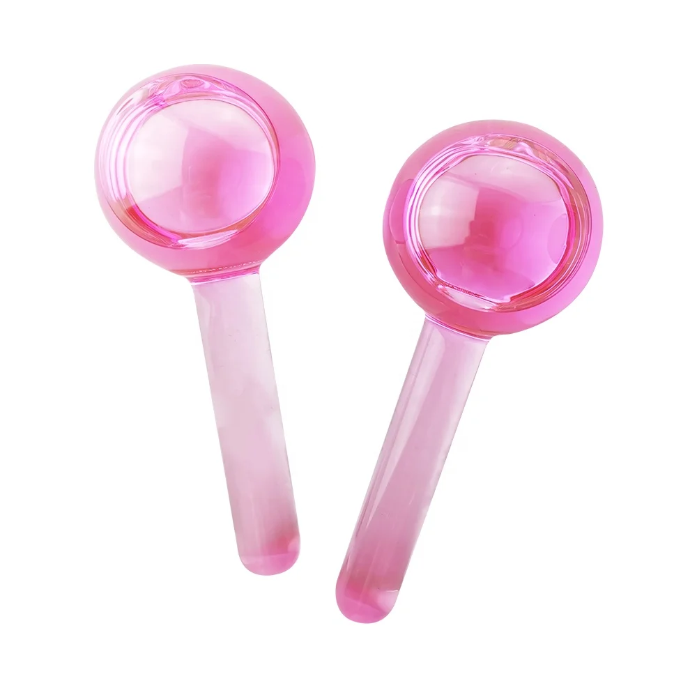 Умный стеклянный ледяной ролик для лица