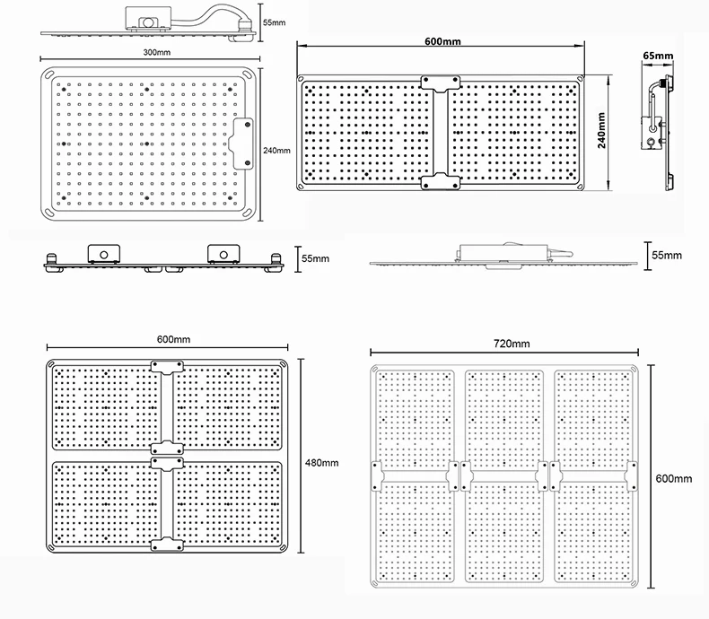 Greeden Full Spectrum mars 200w 240w LM301B LM301H Panel Board Plant Lamp Panel Led Grow Light