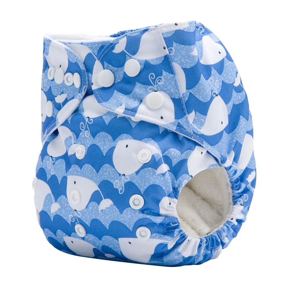 2019 AnAnBaby Washable Organic Baby Reusable Diapers All In One Nappy Pant
