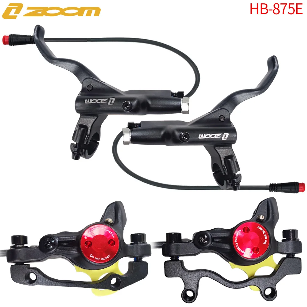 E-bike ZOOM HB875E power cut off oil brake two piston disc brake E-bike mountain bike power-off brake