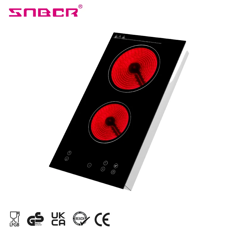 Low Moq Product Touch Screen 3000W 9 Power Sensor Control Fashion Wholesale Price Double Retail Infrared Cooker