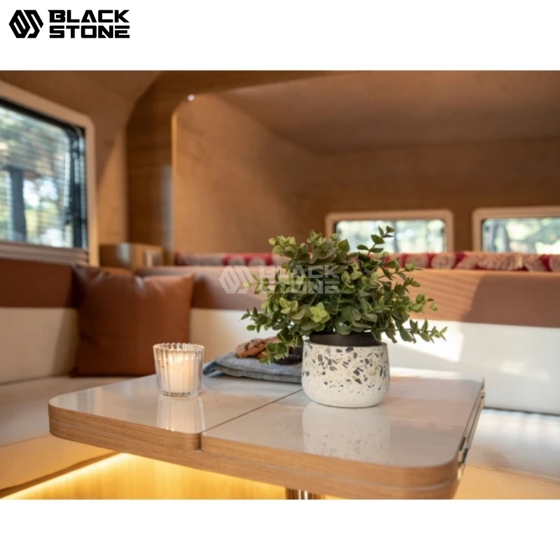 4-Sided Surrounding Viewing Rv Camper Motorhome Truck Truck Popup Camper With Sliding Sides Rv Camper For Pickup