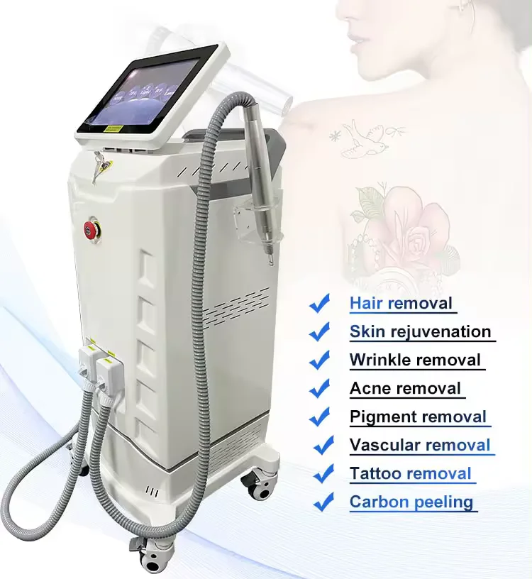 DPL-IPL-2 Vertical IPL SHR 2 in 1 IPL Intense Pulsed Light Laser For All Skin Color