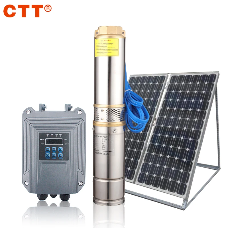 
solar pump kit for agriculture submersible water well solar pumps systems with solar panels 