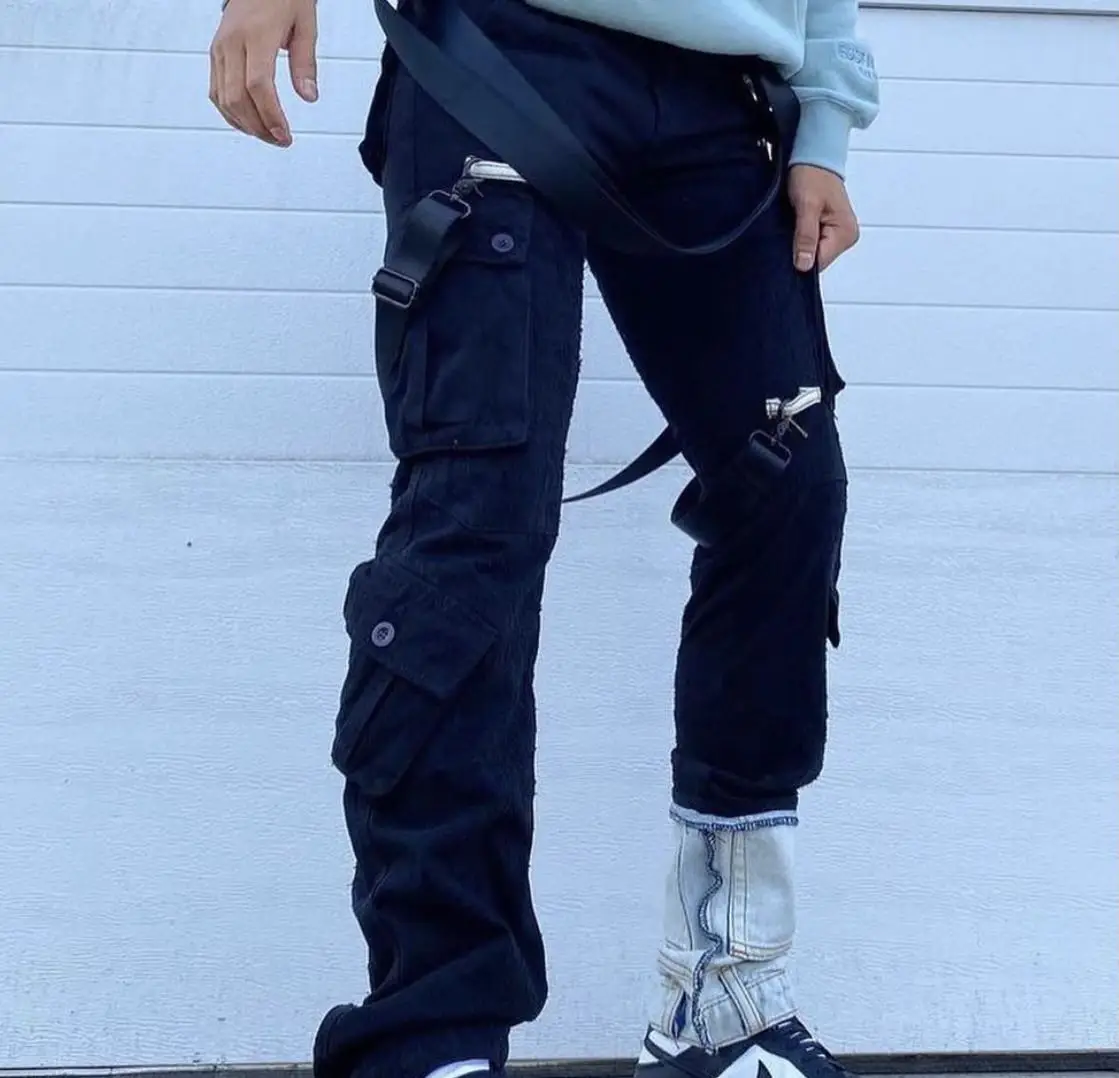 High Quality New Design Fashion Denim Waxed Jeans Pants For Men