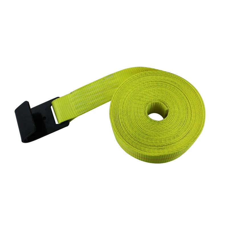 50mm*10000Lbs 30ft Ratchet Tie down Straps with Flat Hook Zinc Plated Finish