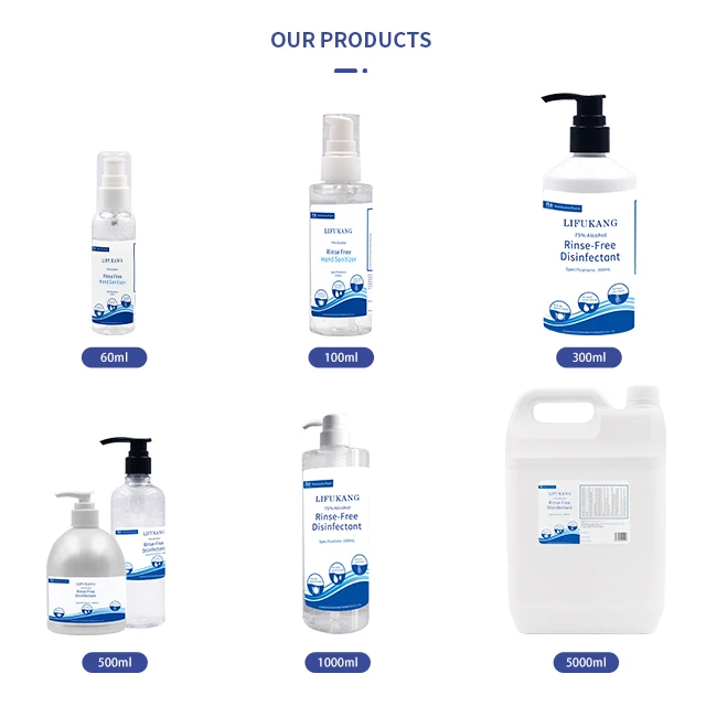disinfancts gel 100ml OEM/ODM hand sanitizer with 75% Ethanol with pump adding fruit flavors supplied by manufacturer OEM accept