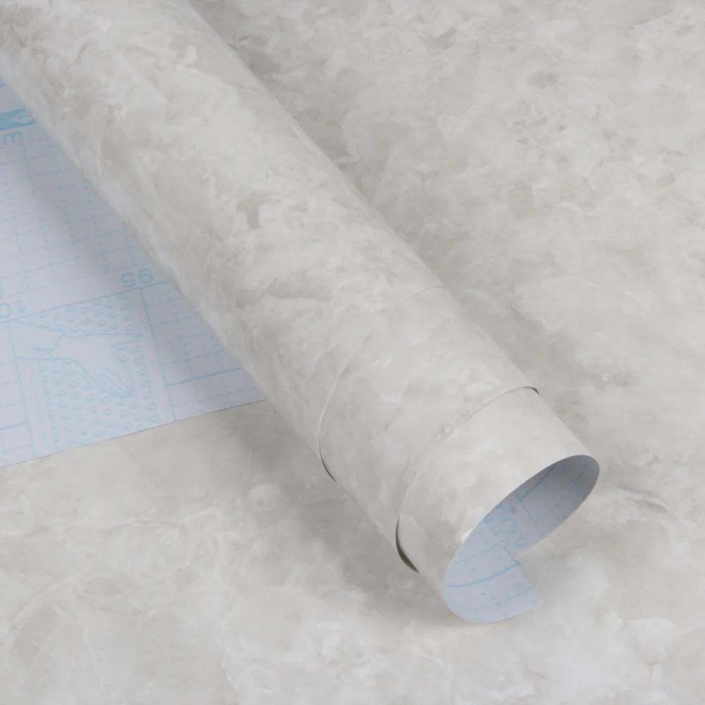 Jinyi White PVC Marble Granite Peel And Stick Self Adhesive Wallsticker Wall Vinyl Paper Wallpaper Sticker