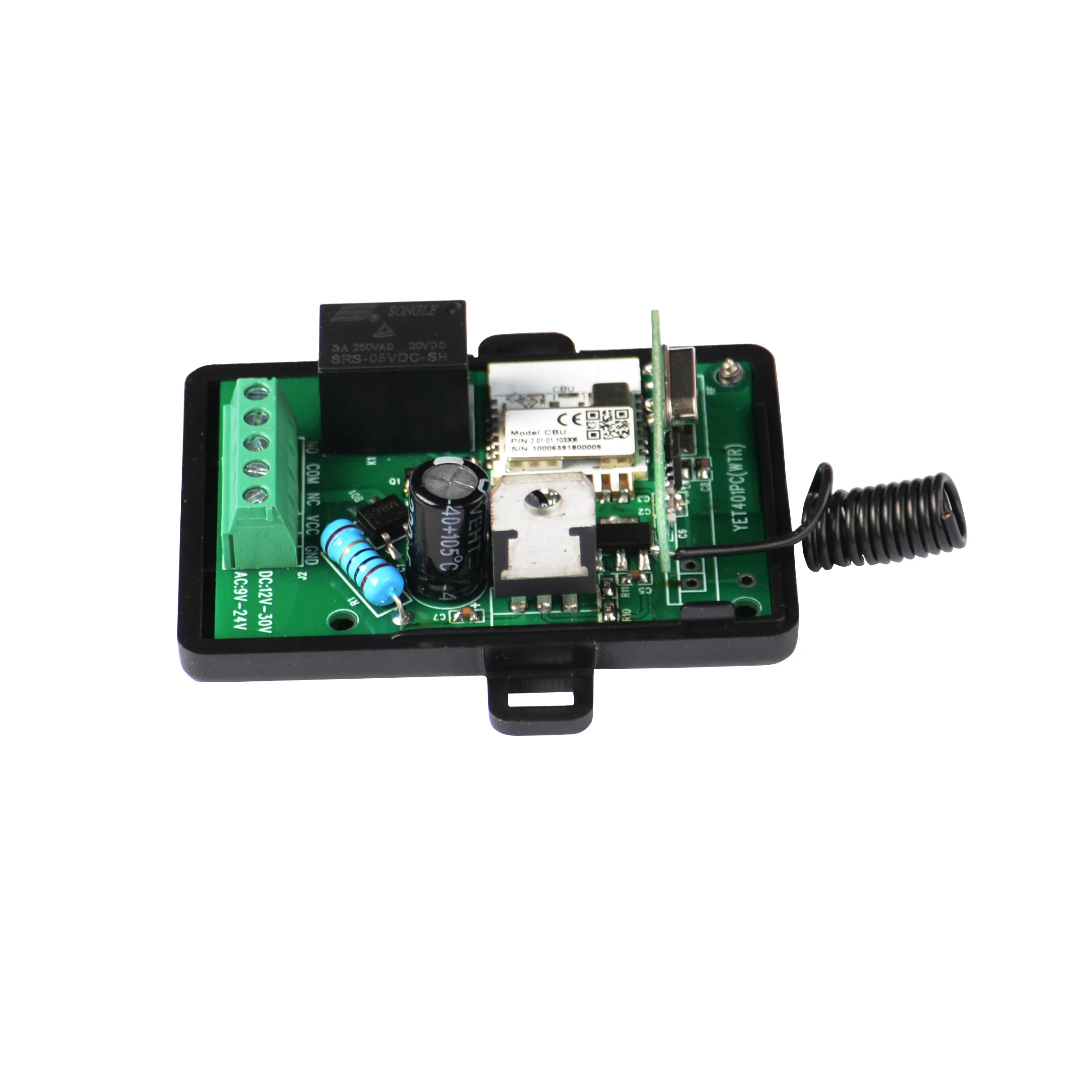 YET402WFR Remotely Smart Wireless Gate Universal Remote Control Led With Dip Switches 433Mhz RF Transmitter And Receiver