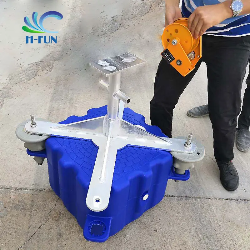 Customize jet ski winch floating dock accessories for jetski floating dock