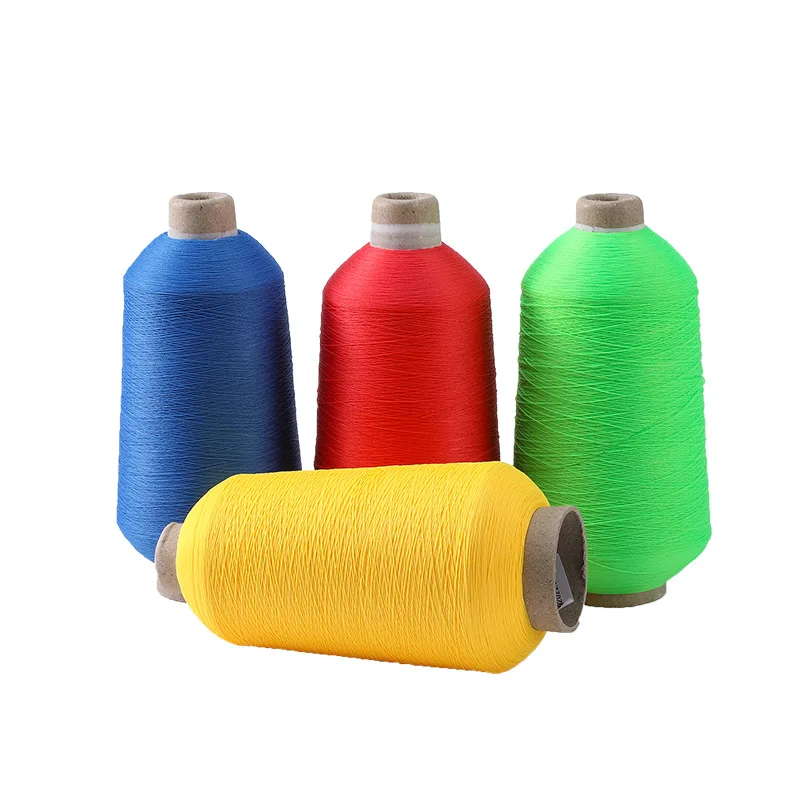 High order quantity big 40/2 high strength polyester sewing threads hanks 500yard cone for weaving in daily basis