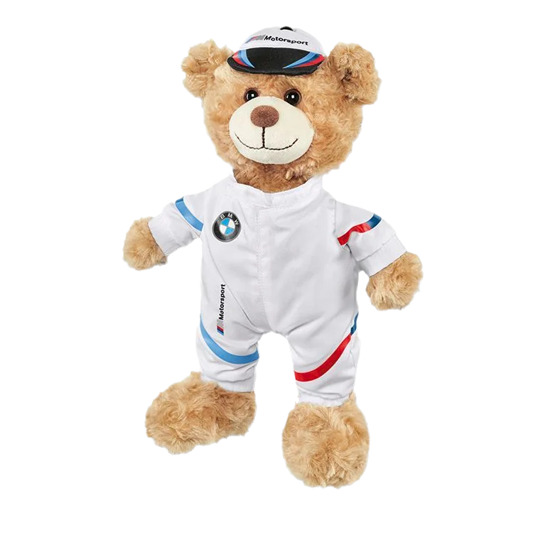 Automobile Sales Servicshop 4S promotional brand Car racers Teddy bear plush soft toys bear