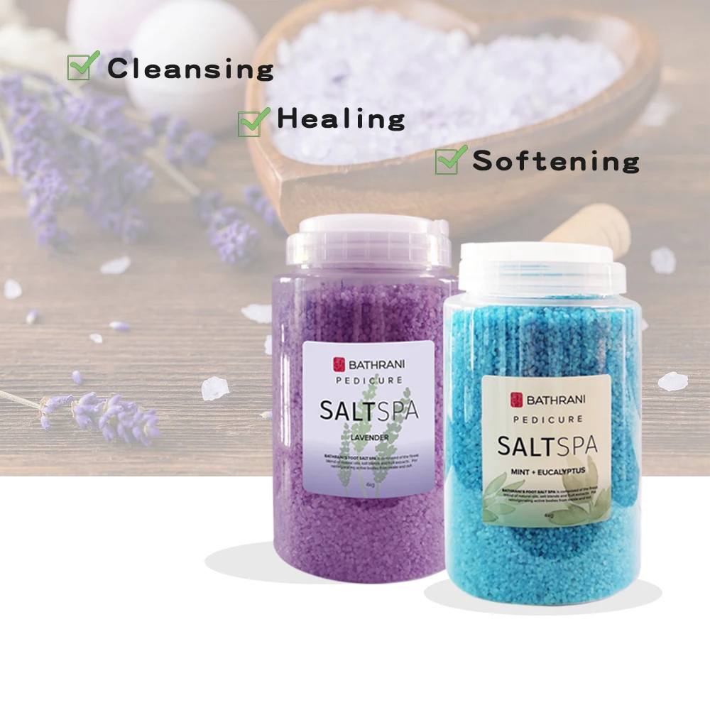 Therapy Bath Salt Pedicure with Lavender Essential Oil Soaking Salts